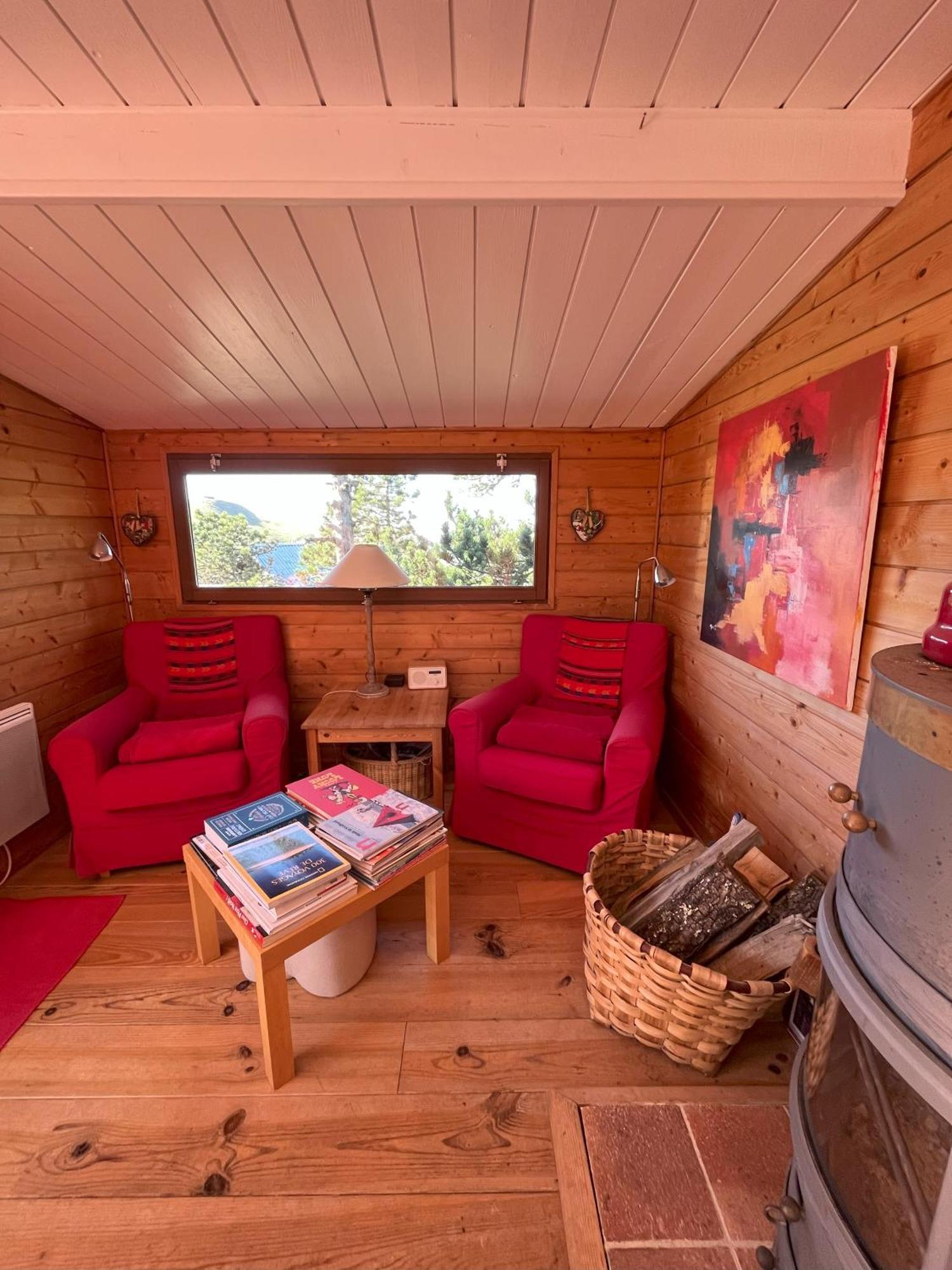Chalet Des Myrtilles - Chalet Cosy Avec Vue Arette Esterno foto
