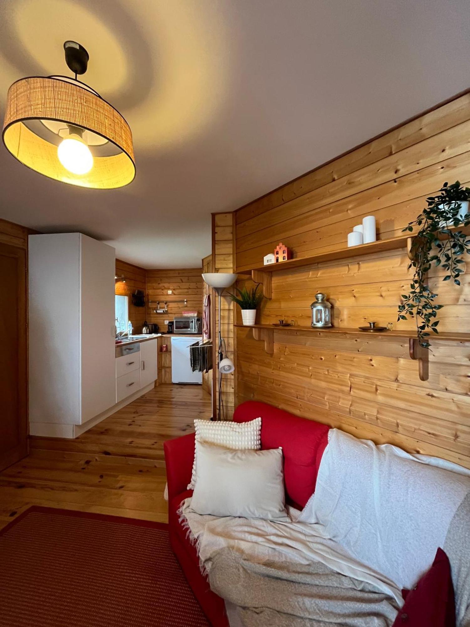 Chalet Des Myrtilles - Chalet Cosy Avec Vue Arette Esterno foto
