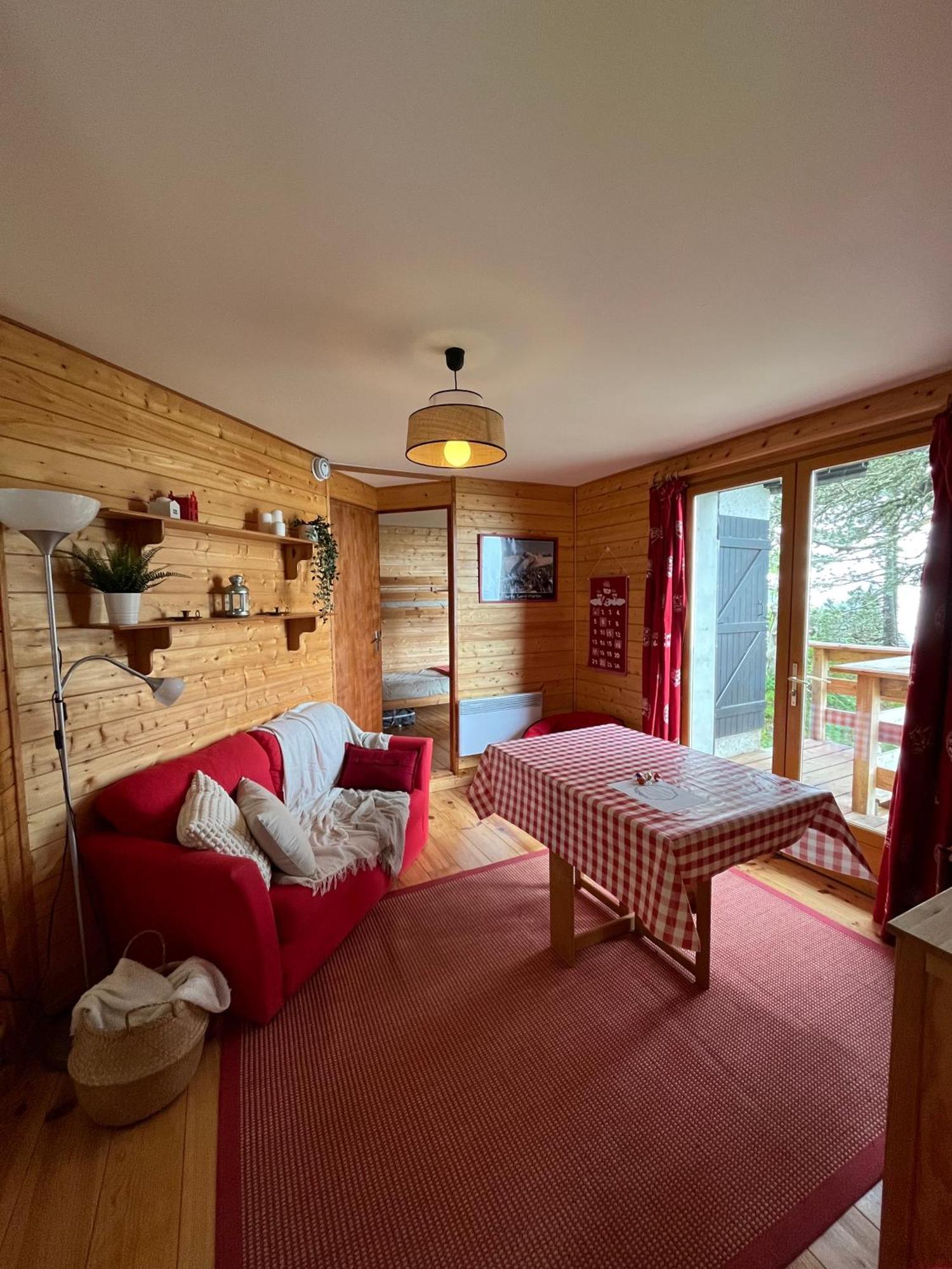 Chalet Des Myrtilles - Chalet Cosy Avec Vue Arette Esterno foto